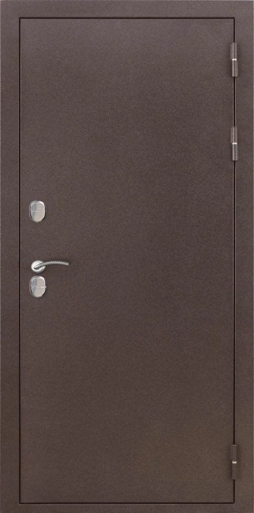 Входная дверь ДвериПРО Термо медный антик Без фрезеровки Дуб пацифик горизонт DPRO226460 внешняя сторона