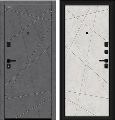 Дверь Браво Граффити-5/SBlack Slate Art/Look Art