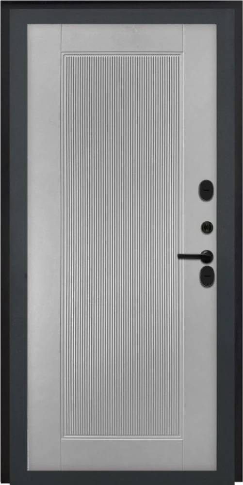 Входная дверь ДвериПРО Л-43 ПВХ 10мм Астрод веллуто гриджио DPRO222720 внутренняя сторона