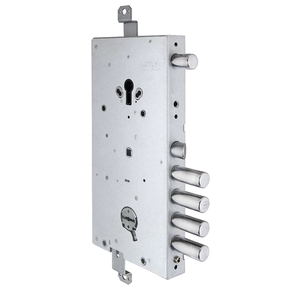 Фото Замок врезной двухсистемный 54.J916M-S My Key (левый), перекод. с торца, кл. 60 мм, без накл.